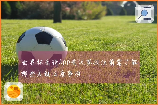 世界杯竞猜App淘汰赛投注前需了解哪些关键注意事项